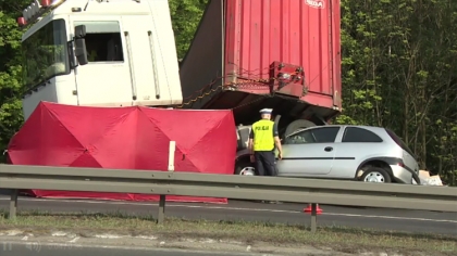 Ostrów Mazowiecka - Na drodze krajowej nr 86 doszło do tragicznego wypadku. Kier