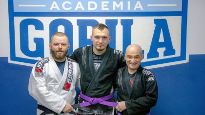 Ostrów Mazowiecka - Reprezentant ostrowskiej Academii Gorila Grzegorz Gamdzyk st