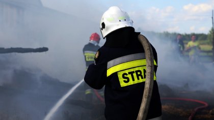 Ostrów Mazowiecka - Dzisiejszej nocy doszło do pożaru przy ulicy Broniewskiego w