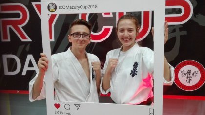 Ostrów Mazowiecka - Reprezentanci Brokowskiego Klubu Karate Kyokushinkai zapreze