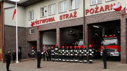 Ostrów Mazowiecka - W Komendzie Powiatowej Państwowej Straży Pożarnej w Ostrowi 