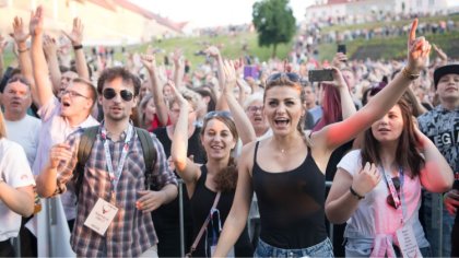 Ostrów Mazowiecka - Energetycznym koncertem zakończył się Tydzień Kultury Studen