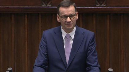 Ostrów Mazowiecka - Premier Mateusz Morawiecki przedstawił w Sejmie projekt usta