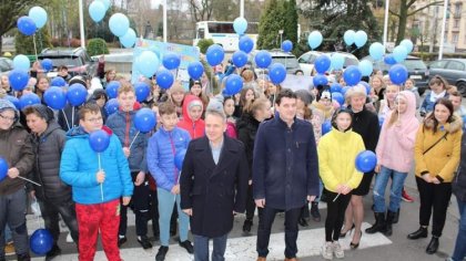 Ostrów Mazowiecka - Uczniowie ze Szkoły Podstawowej nr 1 im. Tadeusza Kościuszki