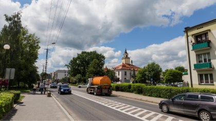 Ostrów Mazowiecka - Zachmurzenie kłębiaste małe w powiecie ostrowskim. Temperatu