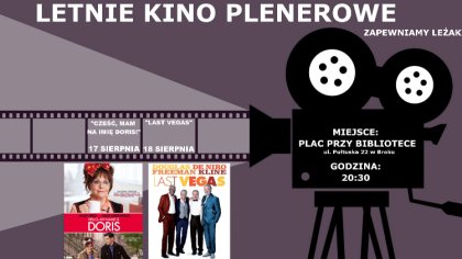 Ostrów Mazowiecka - Klub Seniora w Broku zaprasza na letnie kino plenerowe. Film