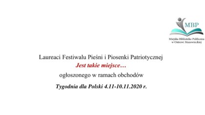 Ostrów Mazowiecka - Festiwal Pieśni i Piosenki Patriotycznej 