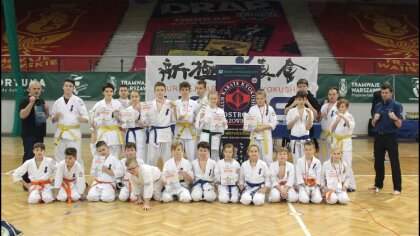 Ostrów Mazowiecka - Ostrowski Klub Karate Kyokushinkai wziął udział w ostatnim t