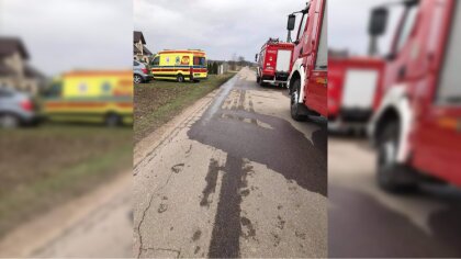 Ostrów Mazowiecka - Do pożaru domu jednorodzinnego doszło w miejscowości Jelonki