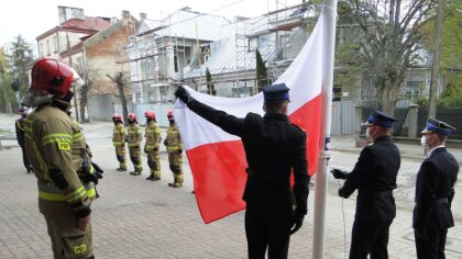 Ostrów Mazowiecka - W Komendzie Powiatowej Państwowej Straży Pożarnej w Ostrowi 