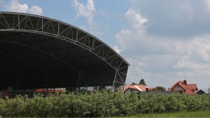 Ostrów Mazowiecka - Zachmurzenie małe i umiarkowane, tylko na północnym wschodzi