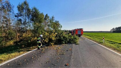 Ostrów Mazowiecka - Strażacy z Ochotniczej Straży Pożarnej w Starym Lubotyniu zo