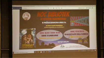 Ostrów Mazowiecka - W Starej Elektrowni odbyła się Noc Bibliotek podczas, której