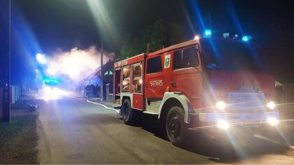 Ostrów Mazowiecka - Ochotnicza Straż Pożarna w Stoku została zadysponowana w czw