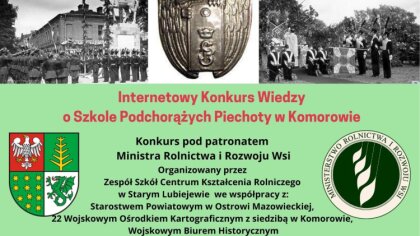 Ostrów Mazowiecka - Ogłoszono Internetowy Konkurs Wiedzy o Szkole Podchorążych P