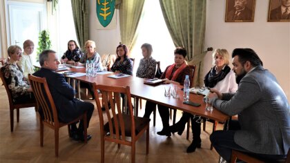 Ostrów Mazowiecka - Burmistrz Miasta Ostrów Mazowiecka wziął udział w spotkaniu 