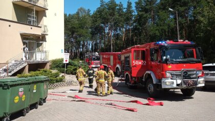 Ostrów Mazowiecka - Na terenie budynku Szpitala Powiatowego w Ostrowi Mazowiecki