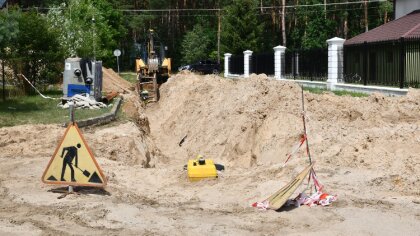 Ostrów Mazowiecka - W Broku trwają prace budowlane, które związane są z budową k