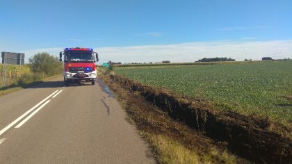 Ostrów Mazowiecka - Ochotnicza Straż Pożarna w Zarębach Kościelnych została zady