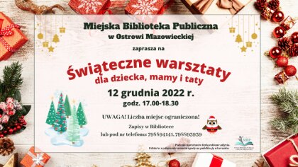 Ostrów Mazowiecka - Miejska Biblioteka Publiczna w Ostrowi Mazowieckiej zaprasza