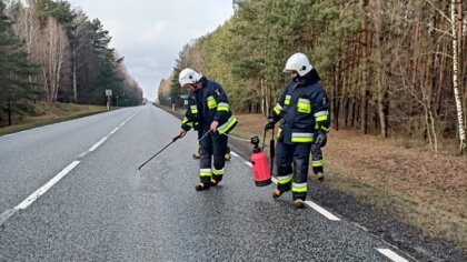 Ostrów Mazowiecka - Od poranka we wtorek 17 Stycznia trwały intensywne działania