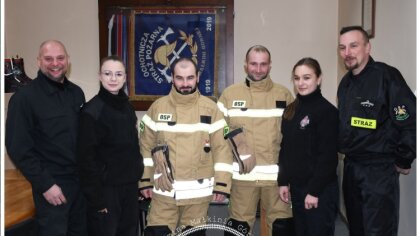 Ostrów Mazowiecka - W gminie Małkinia Górna odbyło się uroczyste przekazanie str