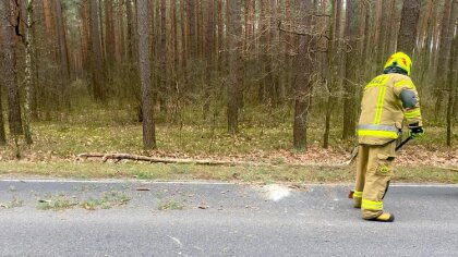 Ostrów Mazowiecka - Ochotnicza Straż Pożarna w Broku została zadysponowana do po