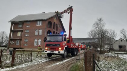 Ostrów Mazowiecka - Ochotnicza Straż Pożarna w Andrzejewie została zaalarmowana 