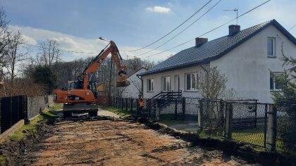 Ostrów Mazowiecka - Na terenie gminy Andrzejewo rozpoczęto budowę drogi gminnej,