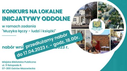 Ostrów Mazowiecka - Miejska Biblioteka Publiczna w Ostrowi Mazowieckiej przedłuż