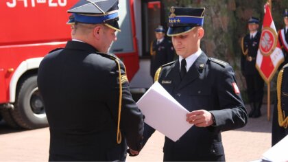 Ostrów Mazowiecka - W Komendzie Powiatowej Państwowej Straży Pożarnej w Ostrowi 