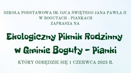 Ostrów Mazowiecka - Szkoła Podstawowa im. Ojca Świętego Jana Pawła II w Bogutach