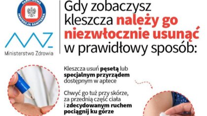 Ostrów Mazowiecka - Gdy zobaczysz u siebie kleszcza. Niezwłocznie go usuń. Jak t