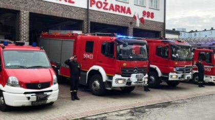 Ostrów Mazowiecka - W Komendzie Powiatowej Państwowej Straży Pożarnej w Ostrowi 