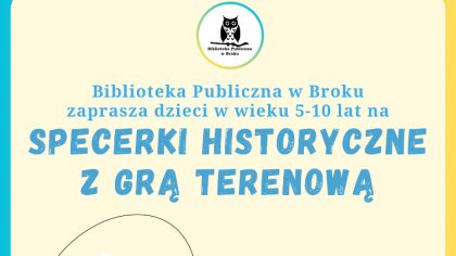 Ostrów Mazowiecka - Biblioteka Publiczna w Broku zaprasza wszystkie dzieci w wie