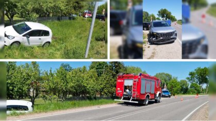 Ostrów Mazowiecka - Do zderzenia pojazdów doszło w miejscowości Nur przy ulicy S