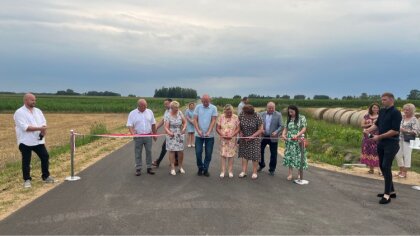 Ostrów Mazowiecka - W dniu 27 lipca odbył się oficjalny odbiór drogi gminnej nr 