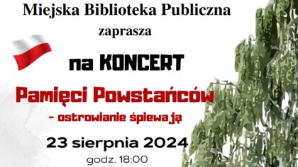 Ostrów Mazowiecka - Piknik historyczny w ogrodzie Miejskiej Biblioteki Publiczne