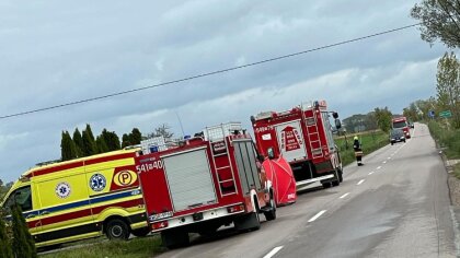 Ostrów Mazowiecka - Służby ratunkowe zostały wezwane do zdarzenia, w którym dosz