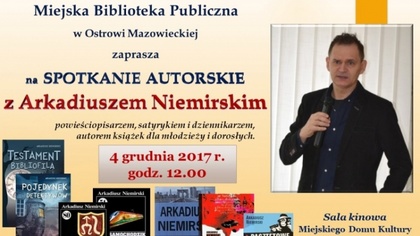 Ostrów Mazowiecka - Miejska Biblioteka Publiczna w Ostrowi Mazowieckiej zaprasza