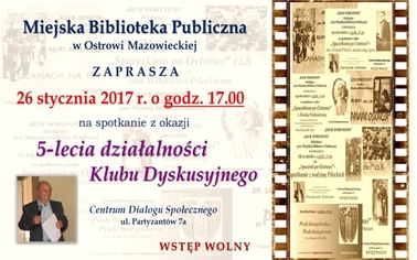 Ostrów Mazowiecka - Miejska Biblioteka Publiczna w Ostrowi Mazowieckiej zaprasza