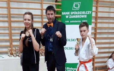 Ostrów Mazowiecka - Kacper Miler z Brokowskiego Klubu Karate Kyokushinkai zdobył