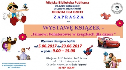 Ostrów Mazowiecka - Miejska Biblioteka Publiczna w Ostrowi Mazowieckiej zaprasza