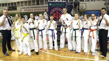 Ostrów Mazowiecka - Ostrowski Klub Karate Kyokushin uplasował się na dziewiątym 