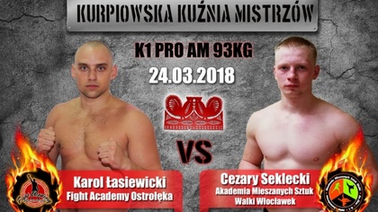 Ostrów Mazowiecka - Mistrz świata w K1 Karol Łasiewicki powraca na ring i zaprez