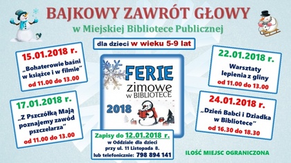 Ostrów Mazowiecka - Miejska Biblioteka Publiczna w Ostrowi Mazowieckiej zaprasza